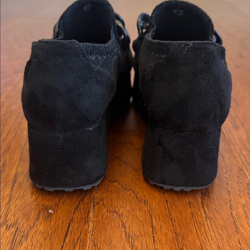 Paige Platforms in Black Suede - Picture 3 of 6
